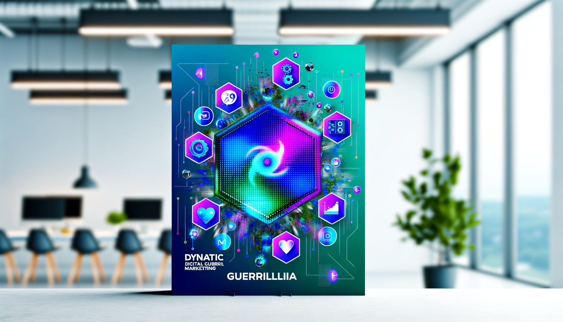 Professional Digital Guerrilla Marketing illustration showing Virtual stunts, AI-powered targeting related to Why Smart Budge